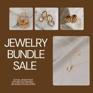 Jewelry Bundle of Fashion Earrings, Necklaces, Bracelets, & More
